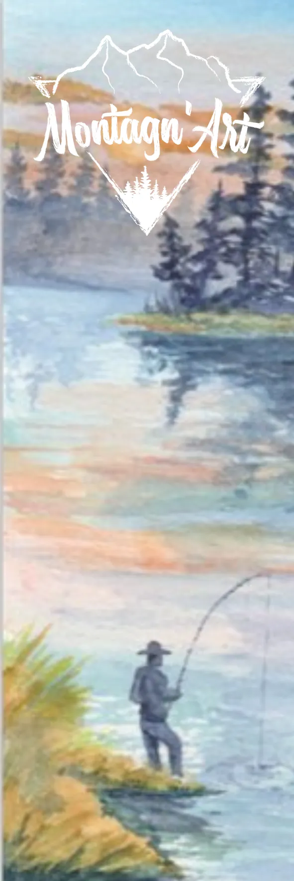 Marque-page pêcheur